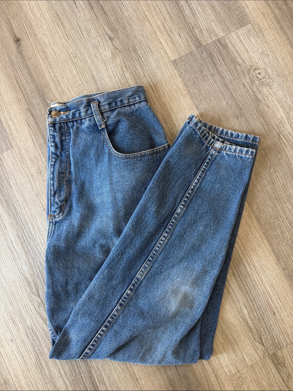 Women’s Blue Relaxed Denim Jeans